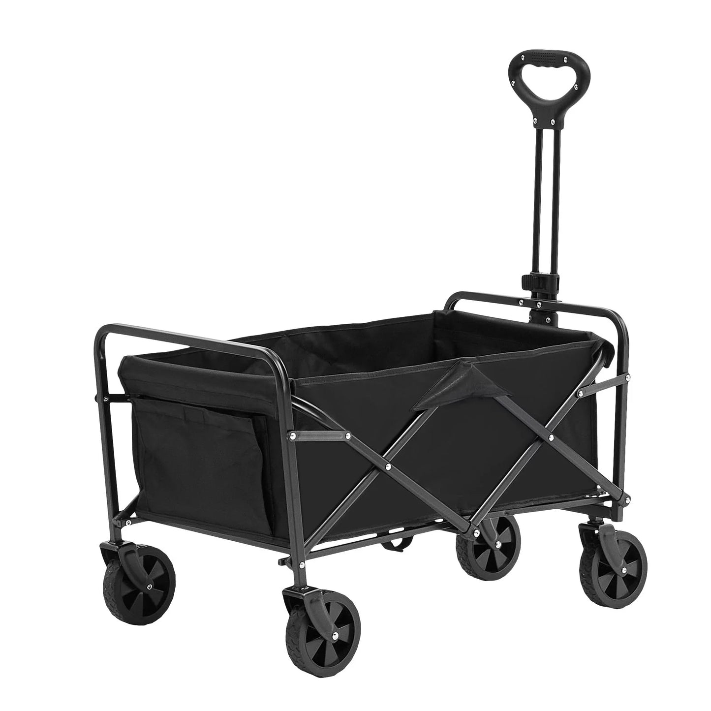 Unleash Your Adventure Spirit with the VEVOR Heavy-Duty Collapsible Folding Wagon - Perfect for Beach, Camping, and Shopping!
