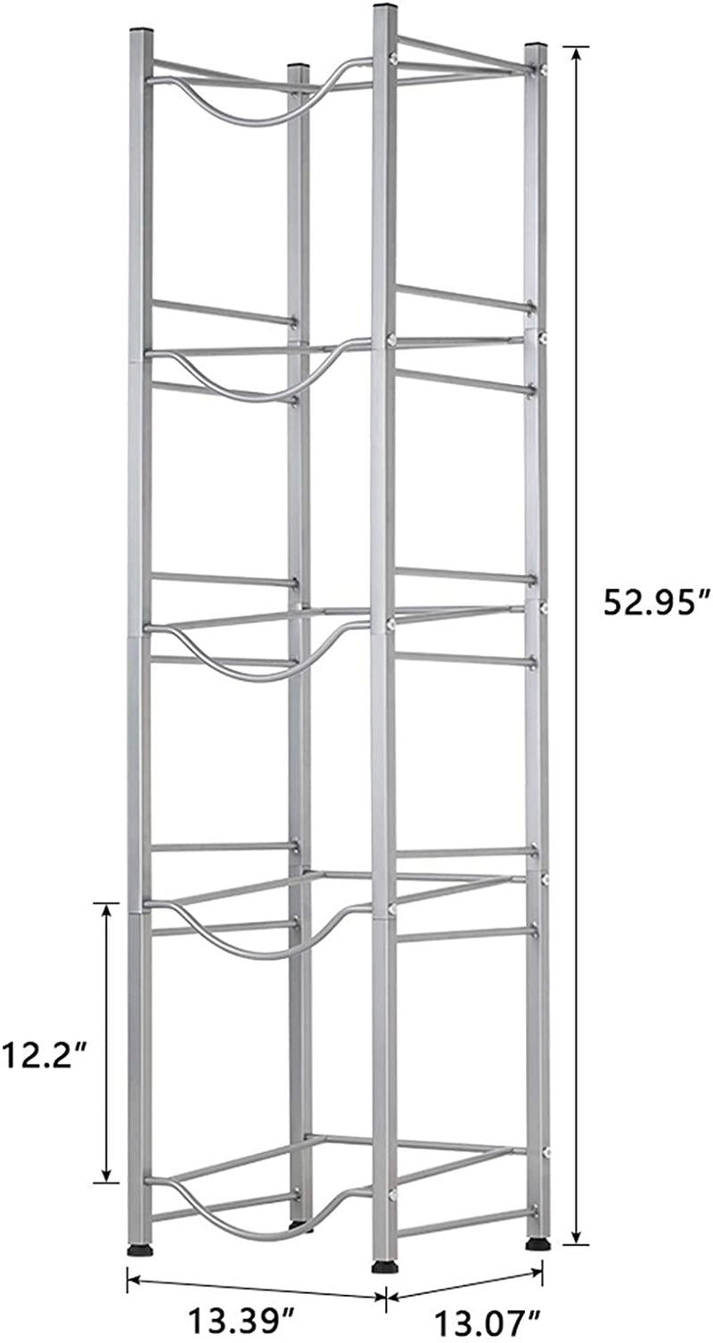 Maximize Your Space with the 5-Tier Detachable Water Jug Rack – Perfect for Home, Office, and Kitchen!