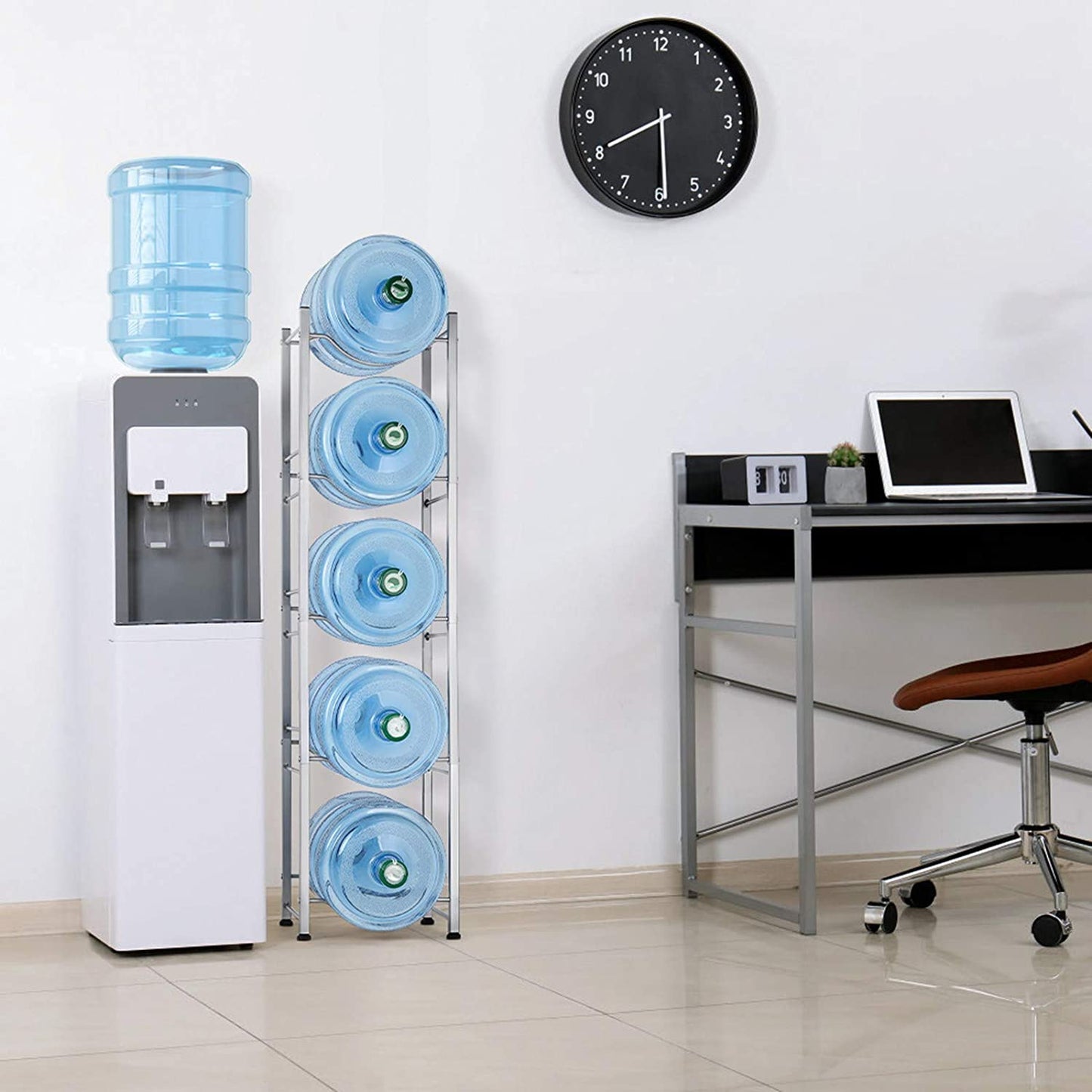 Maximize Your Space with the 5-Tier Detachable Water Jug Rack – Perfect for Home, Office, and Kitchen!