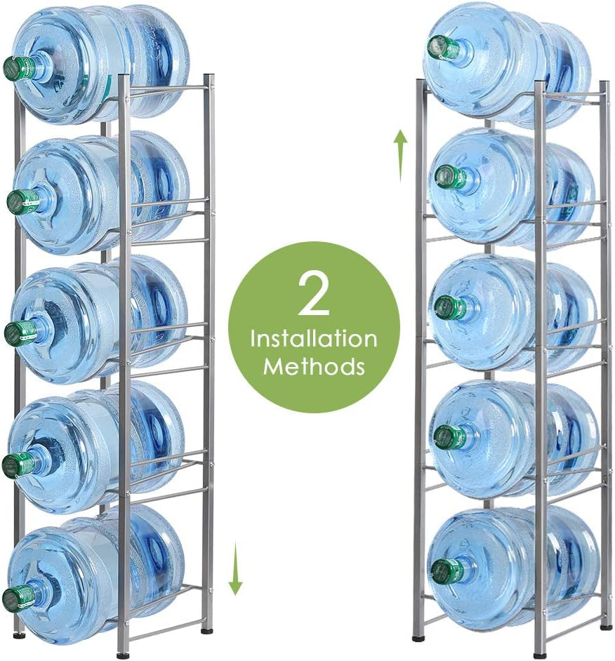 Maximize Your Space with the 5-Tier Detachable Water Jug Rack – Perfect for Home, Office, and Kitchen!